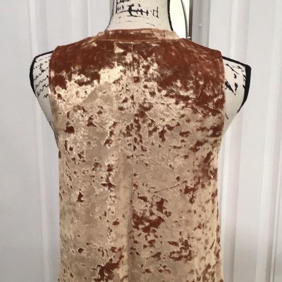 🆕 FOREVER 21 Velour Mock Neck Sleeveless Mini Dress - Picture 10 of 13